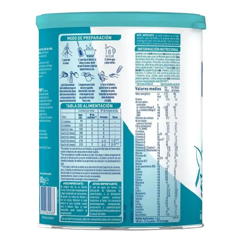 Nestlé Nan Optipro 1 Lait de démarrage, 8X800 g