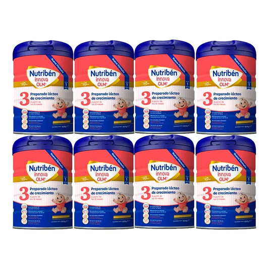 Nutribén Innova 3 Growth Milk, 8 X 800 grams