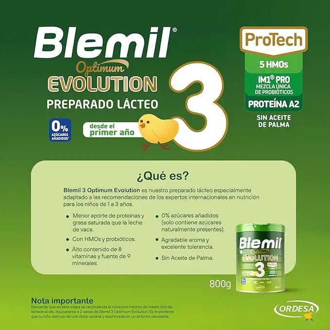 Blemil Optimum Evolution 3 Lait de croissance, 6X800g