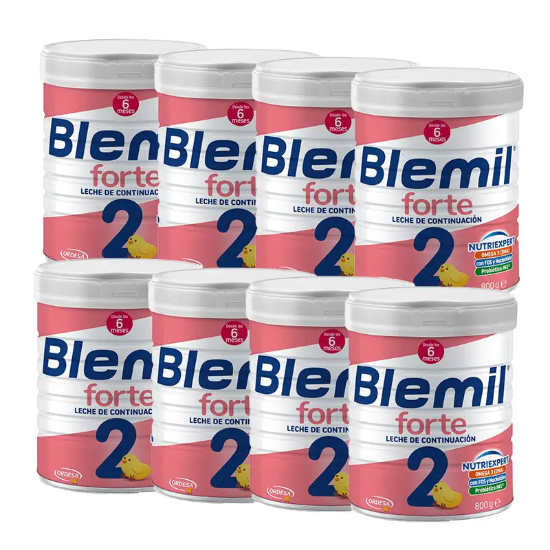 Pack Blemil Plus 2 Forte, 8x800 g