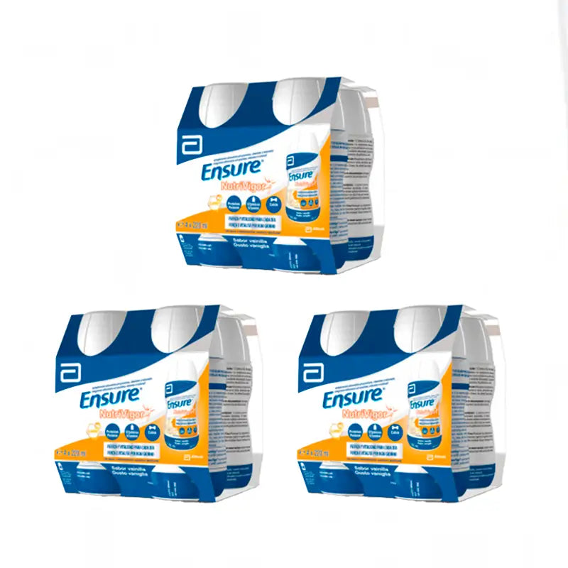 Ensure Nutrivigor Vanilla Milkshake Pack, 12x220 Ml