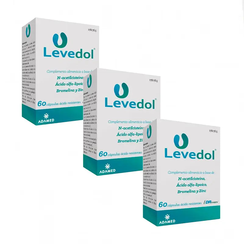 Levedol Pack, 3x60 Capsules
