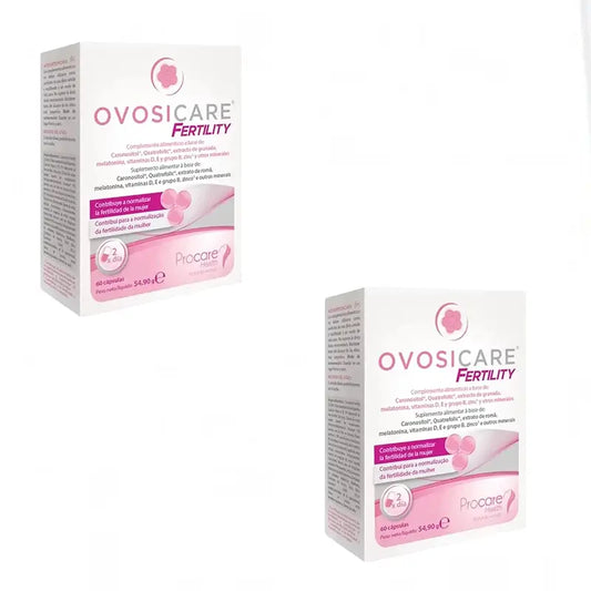 Pack Ovosicare Fertility Food Supplement, 2x60 Caps