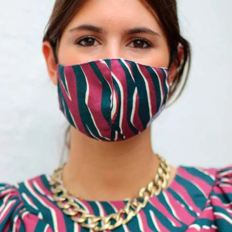 Panambi Filtering Mask Print Bougainvillea