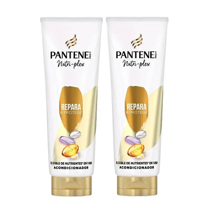 Pantene Nutri Plex Conditioner Réparateur et Protecteur, Pack 2 x 325Ml