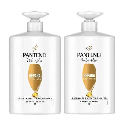 Pantene Nutri Plex Repair & Protect Shampooing, Pack 2 x 1000Ml