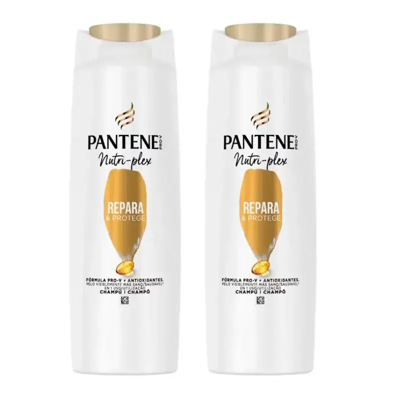 Pantene Nutri Plex Repair & Protect Shampooing, Pack 2 x 385Ml