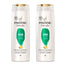 Pantene Nutri Plex Smooth & Sleek Shampooing, Pack 2 x 385Ml