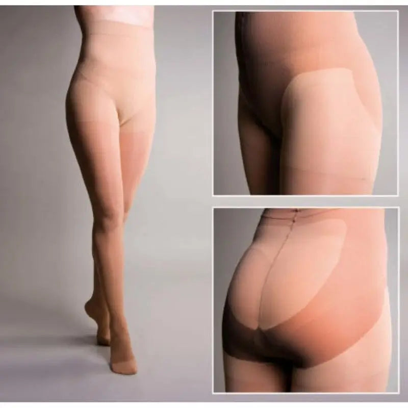 Farmalastic Normal Collant de Compression avec Amincissant Petite Taille Beige