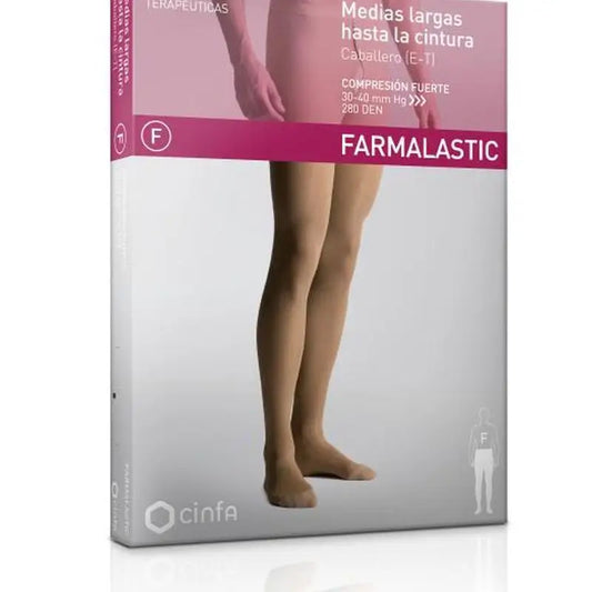 Farmalastic Men's Compression Pantyhose Strong Compression, Size XL