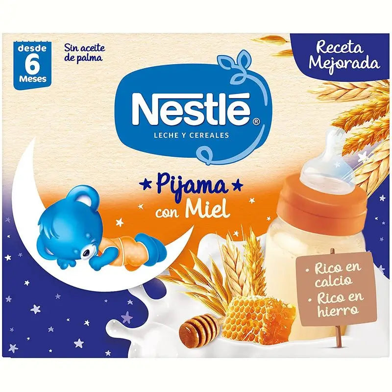 Nestlé Brik Milk & Cereals 8 Cereals with Honey Pyjamas, 2X250 gr