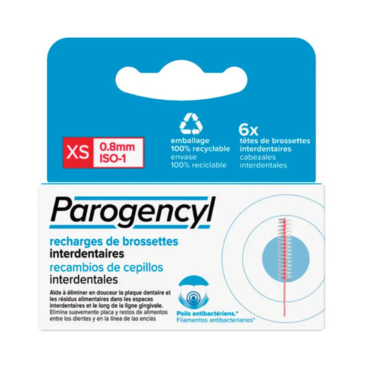 Parogencyl Samurai Interdental Brush Refills Xs, 6 Refills