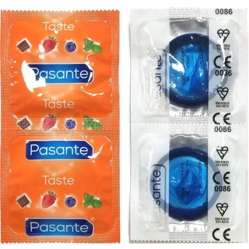 Passing Condoms Blueberry Flavour Bag, 144 units