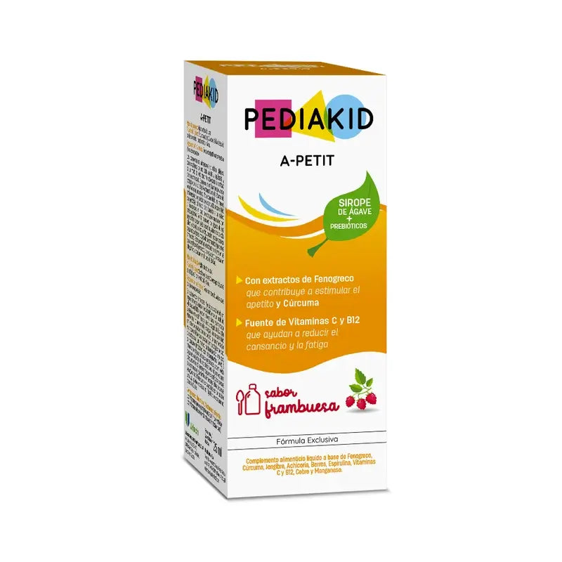 Pediakid Appetite-Tone sirop de framboise 125Ml