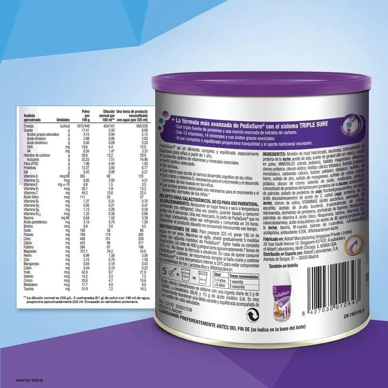 Pediasure Chocolat Enfants, 850 g