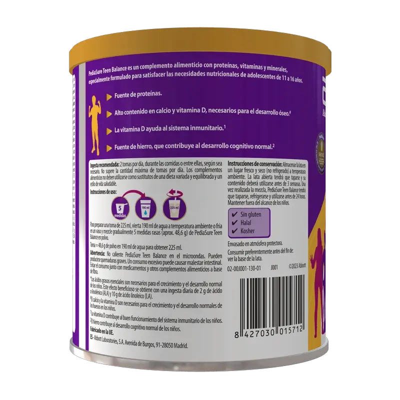 Pediasure Teen Balance Vanille Adolescents, 400g