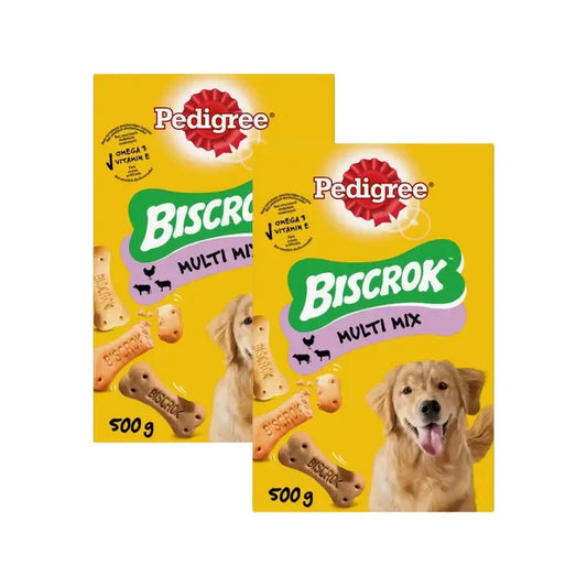 Pedigree Biscuits Biscrok Boîte, 2X500 Gr