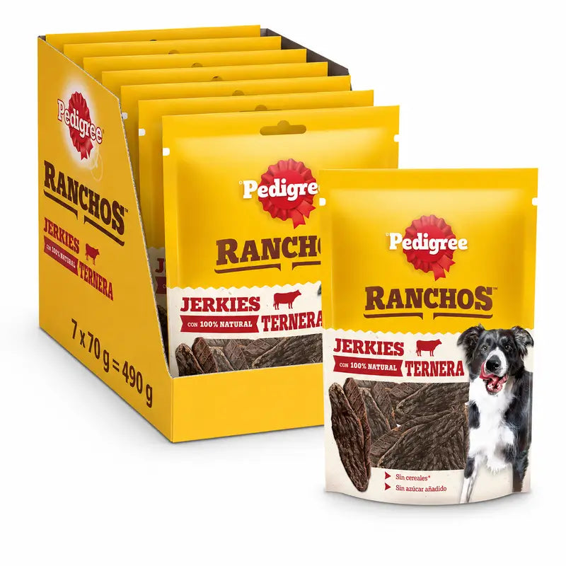 Pedigree Ranchos Beef Strips 7X70Gr