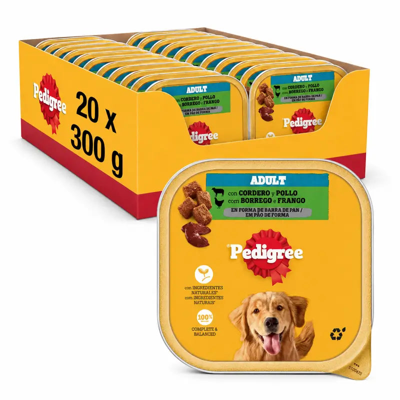 Pedigree Poulet Agneau Portion Box 20X300Gr