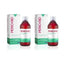 Perio Aid Bain de bouche d'entretien sans alcool, 2X500 ml