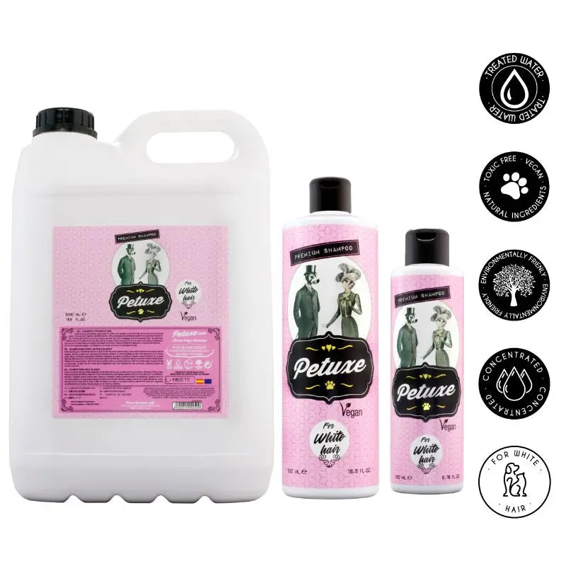 Petuxe White Hair Shampooing blanchissant 500 ml