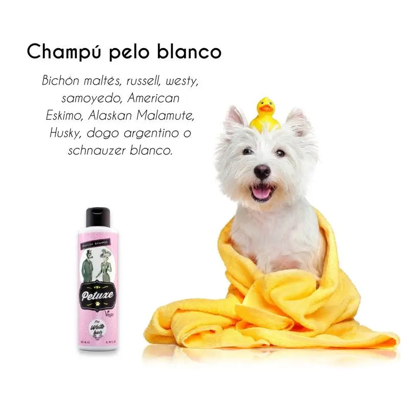 Petuxe White Hair Shampooing blanchissant 500 ml