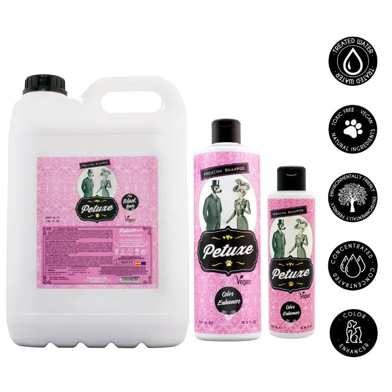 Petuxe Shampooing raviveur de couleur (cheveux noirs et foncés) 200 ml
