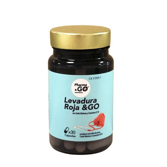Pharma & Go Red Yeast ( Milk Thistle - Coenzyme Q10 ) 30Cap