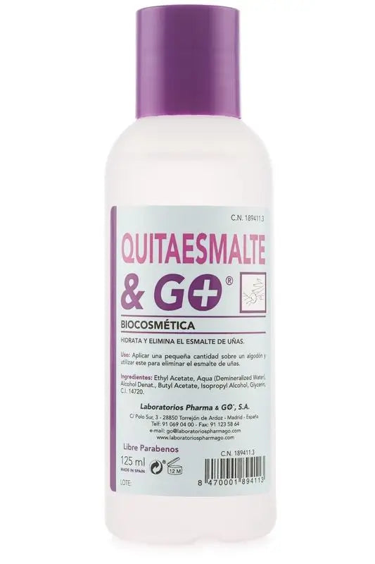Pharma & Go Nail Polish Remover 125Ml.