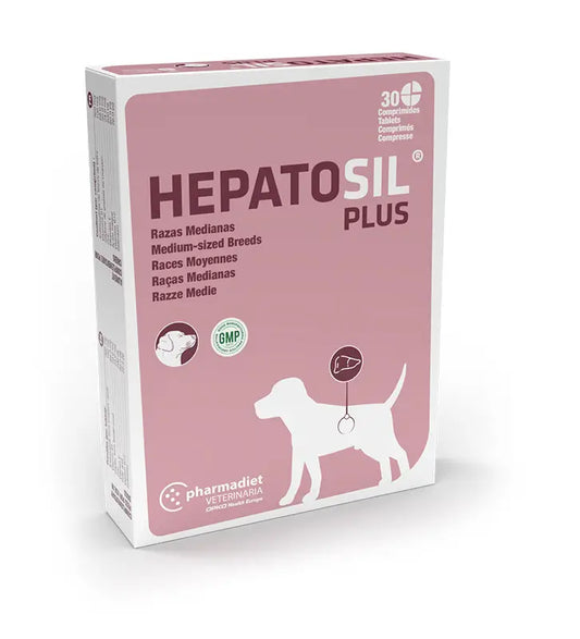 Pharmadiet Hepatosil Plus Medium Breed, 30 Tablets