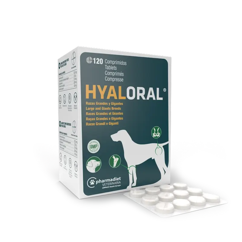Hyaloral Large Dogs 120 tablets