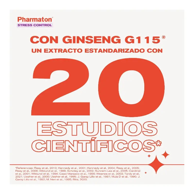 Pharmaton Stress Control Multivitamin, 100 comprimés