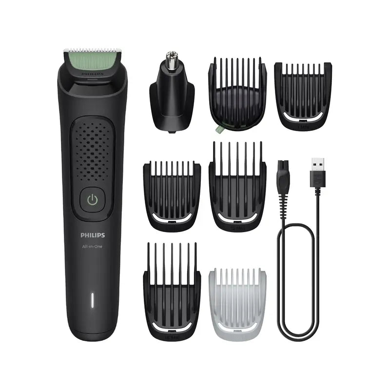 Philips All-In-One Trimmer 3000 Series 8 In 1 Multi Purpose Grimmer Grooming Set