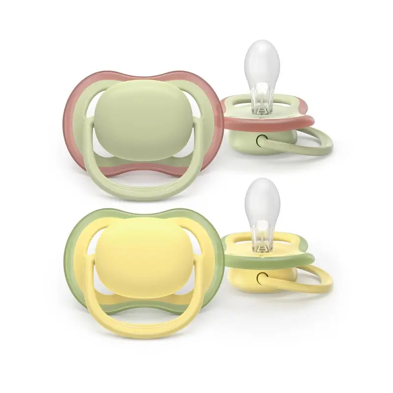 Philips Avent 2 dummies ultra air colours of nature +18m neutral