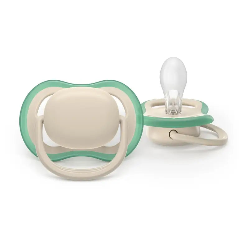 Philips Avent 2 dummies ultra air colours of nature 6-18m neutral