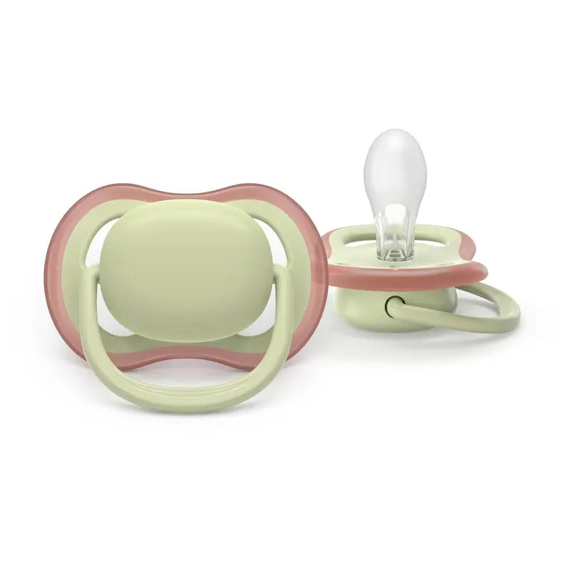 Philips Avent 2 dummies ultra air colours of nature 6-18m neutral