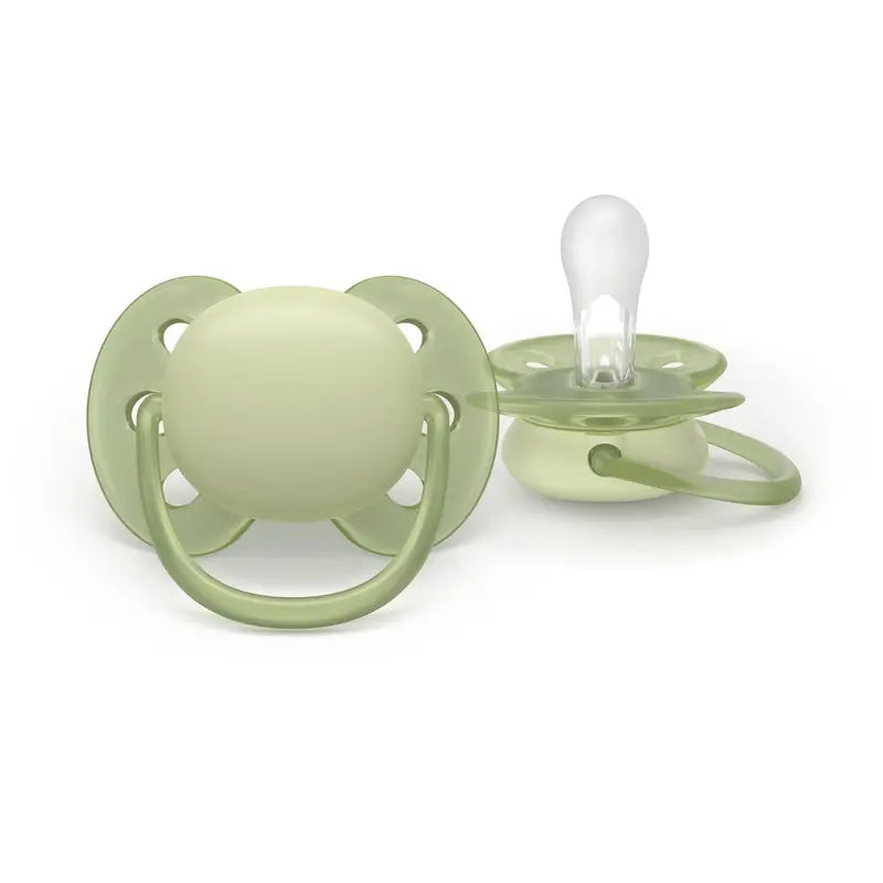 Philips Avent 2 sucettes ultra douces 0-6m bébé garçon
