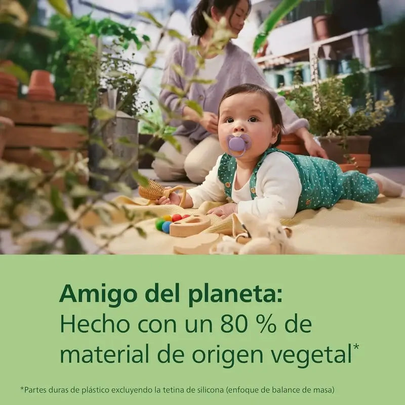 Philips Avent 2 sucettes ultra douces 6-18m bébé fille