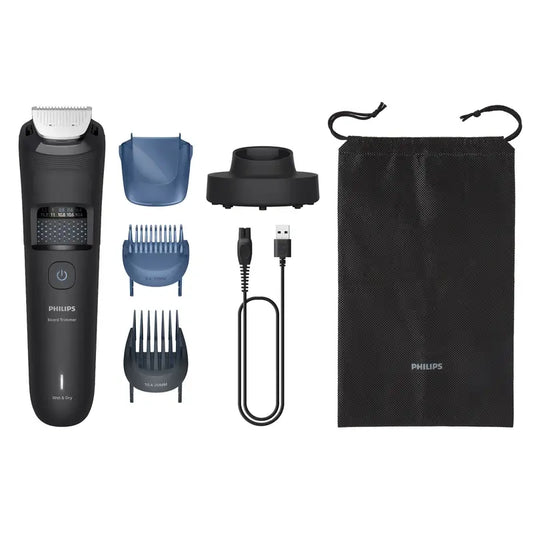 Tondeuse à barbe Philips 5000 Series ,Profil de barbe avec une tondeuse à barbe Tondeuse à cheveux Collecteur de cheveux