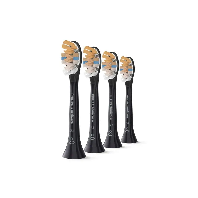 Têtes sonicare Philips Sonicare Diamondclean noires, paquet de 8