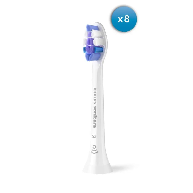 Têtes sonicare Philips Sonicare Proresults blanches, paquet de 8