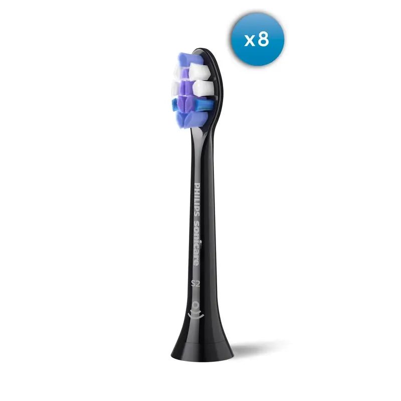 Têtes sonicare Philips Sonicare Proresults noires, paquet de 8