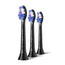 Brosses à dents Philips Sonicare Sensitive Sensitive Brosses à dents noires Sensitive, paquet de 8, paquet de 1