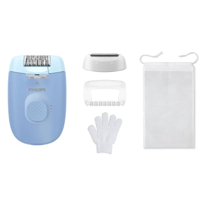 Épilateur Philips Series 4000 Épilateur filaire bleu