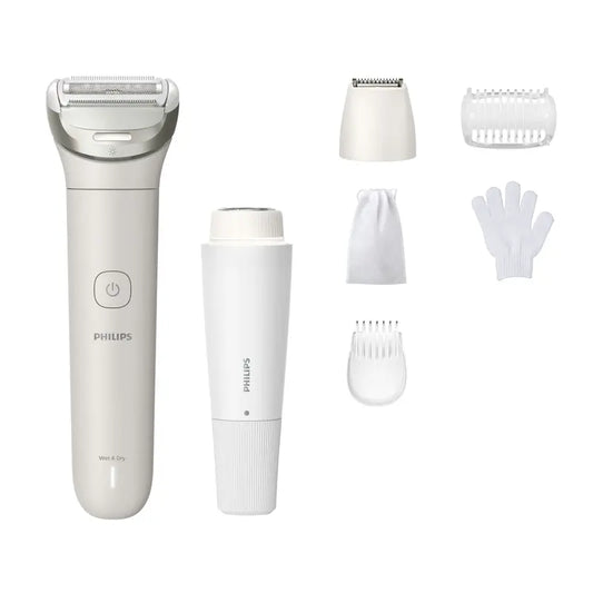 Philips Lady Shaver Series 8000 Rasoir sans fil Wet & Dry Blanc
