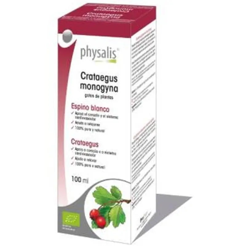 Physalis Hawthorn Crataegus Extract100Ml. Bio