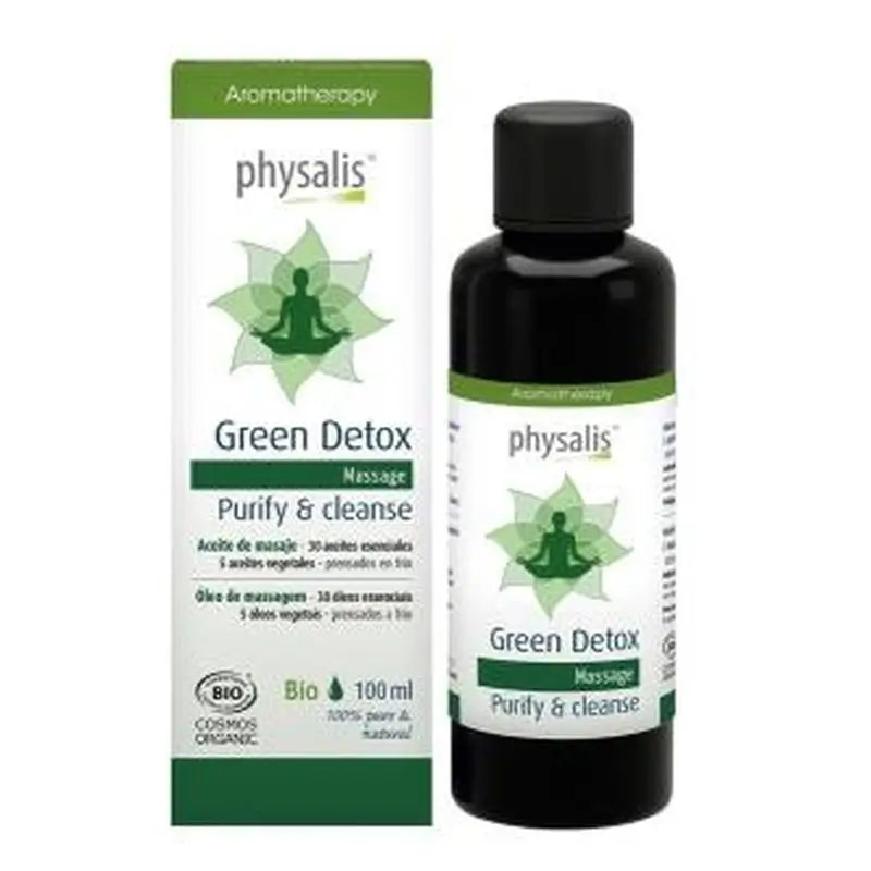 Physalis Green Detox Purifies & Cleanses Massage Oil 100Ml.