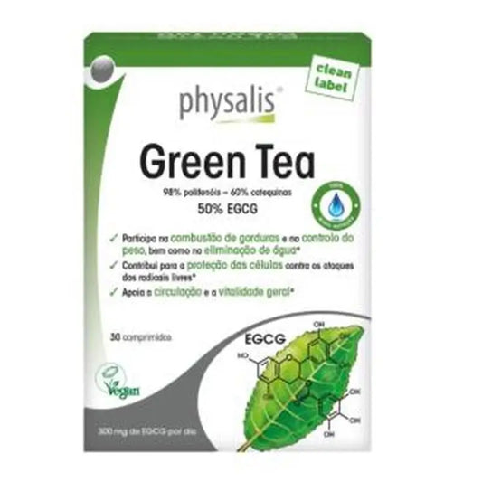 Physalis Green Tea 30 Vegan Tablets