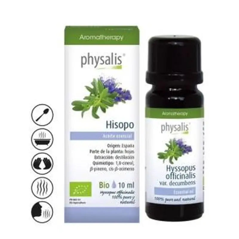 Physalis Hyssop Essential Oil 10Ml. Bio