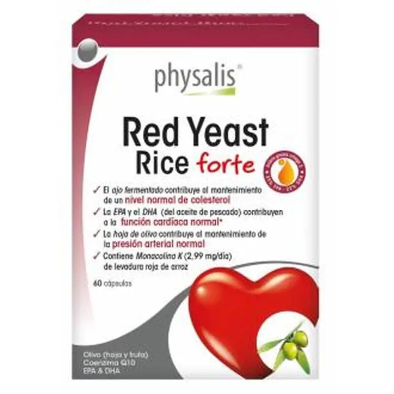 Physalis Red Yeast Rice Q10 Forte 60 Capsules